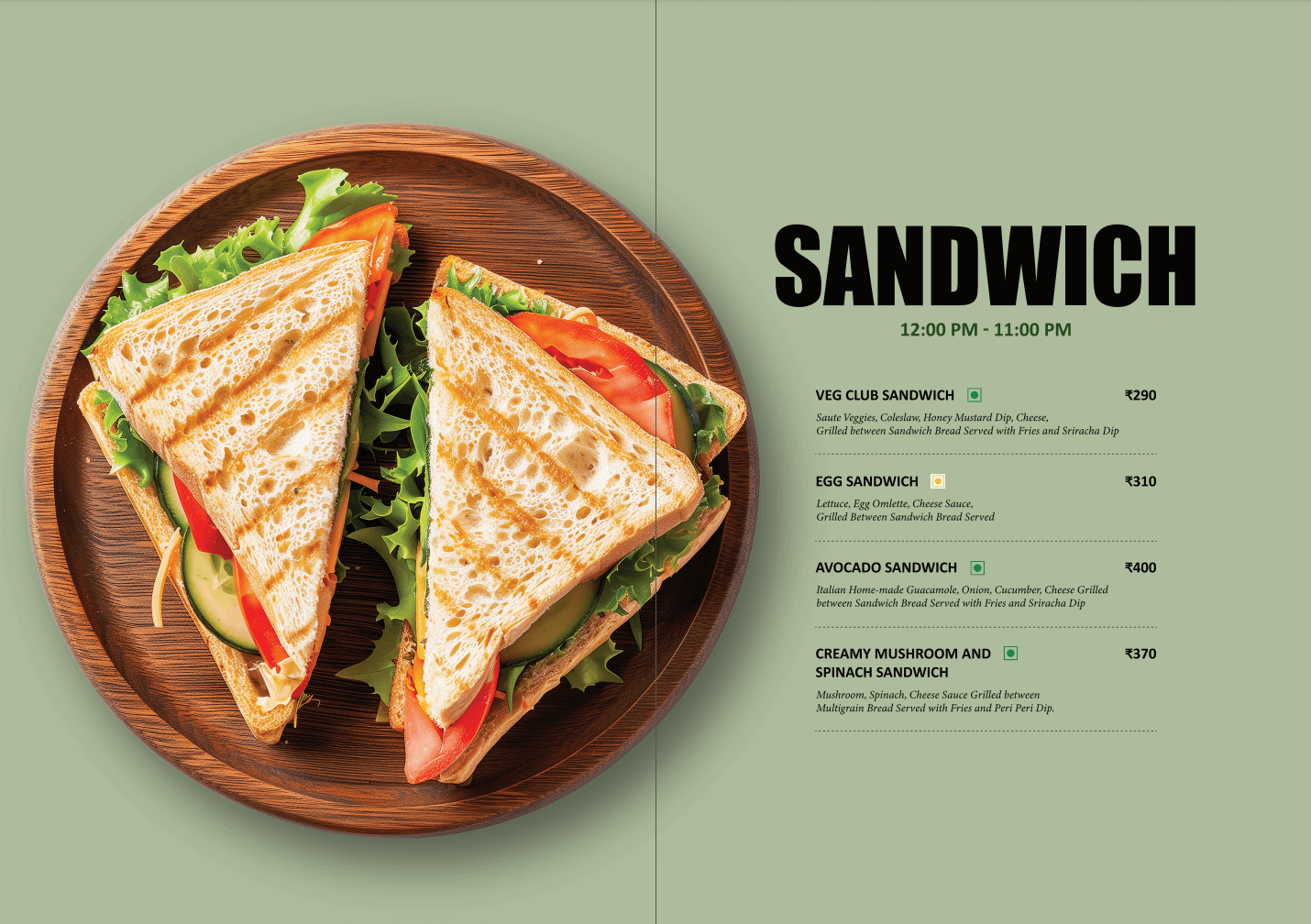 Meloghrano club sandwich